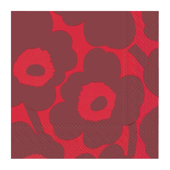 Unikko ナプキン 33x33 cm 20枚セット - Red-red - Marimekko | マリメッコ