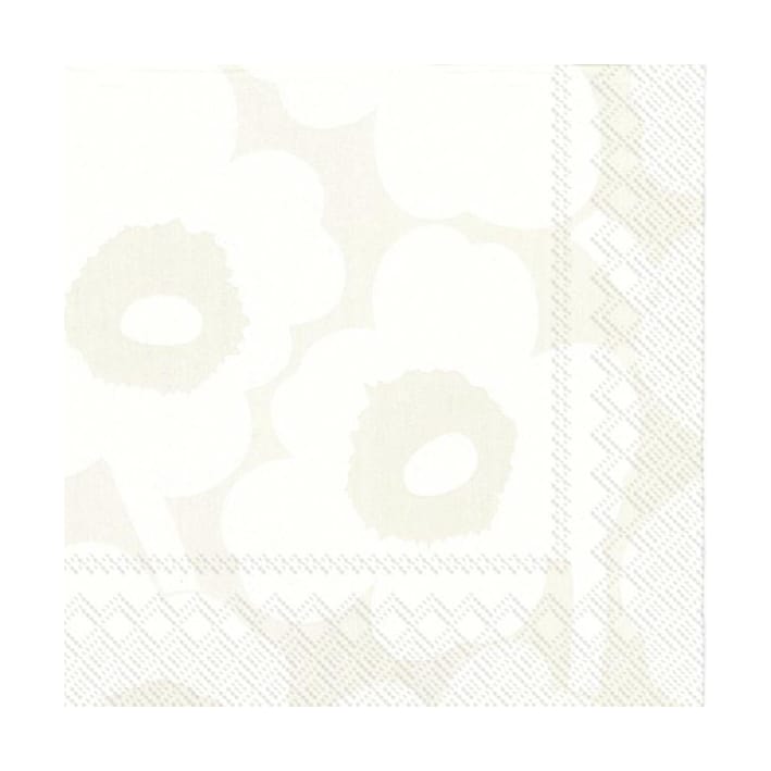 Unikko ナプキン 33x33 cm 20枚セット - White-grey - Marimekko | マリメッコ