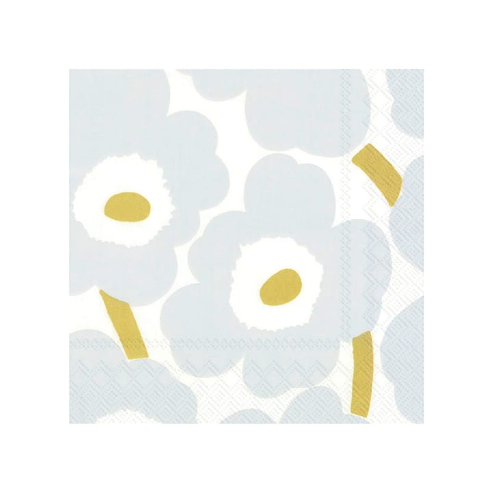 Unikko ナプキン 33x33 cm 20枚セット - white-silver - Marimekko | マリメッコ