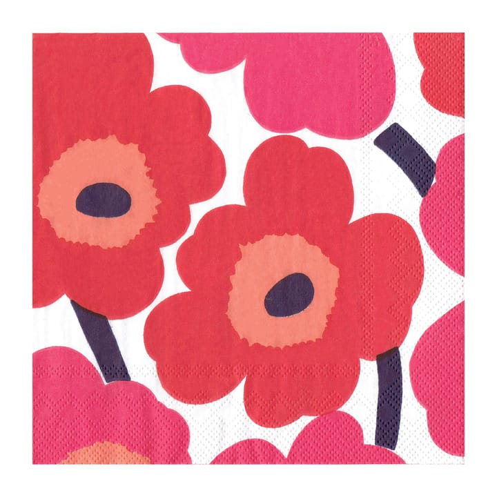 Unikko ナプキン 40x40 cm 20枚セット - Red - Marimekko | マリメッコ