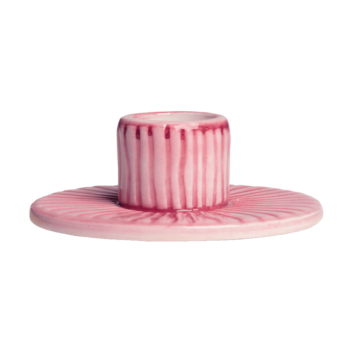 Stripes キャンドルスティック Ø8 cm - Pink - Mateus | マテュース