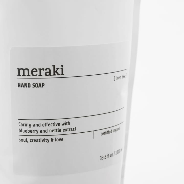 Merakiハンドソープ 詰め替え用 1000 ml, Linen dew Meraki | メラキ