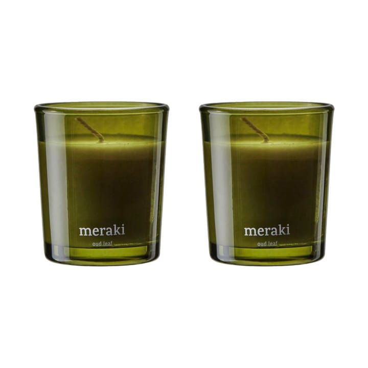 Meraki アロマキャンドル 12時間 2個 - Oud leaf - Meraki | メラキ