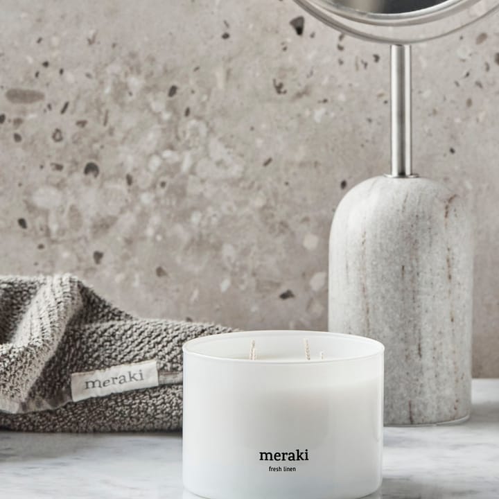 Meraki アロマキャンドル 60時間, Fresh linen Meraki | メラキ