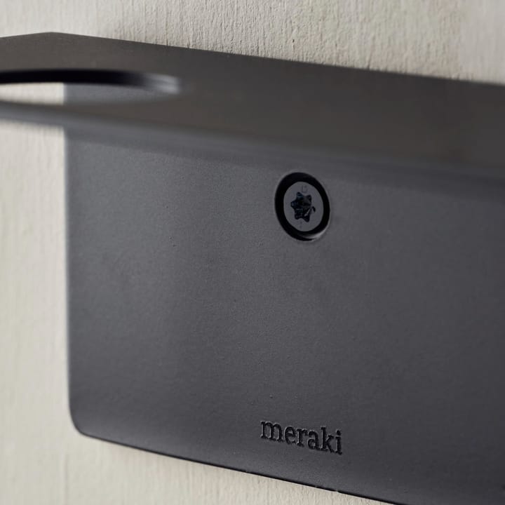 Meraki  ボトルハンガー＆フック付きシェルフ - Brushed black finish - Meraki | メラキ