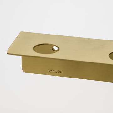 Meraki  ボトルハンガー＆フック付きシェルフ - Brushed brass finish - Meraki | メラキ