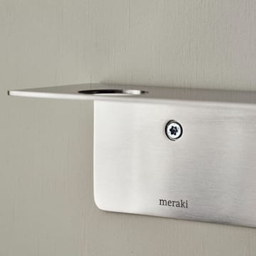 Meraki  ボトルハンガー＆フック付きシェルフ - Brushed steel - Meraki | メラキ