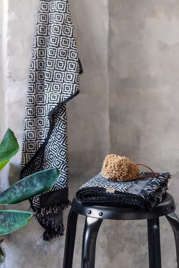 Morocco タオル 50x90 cm - Black-white - Mette Ditmer | メッテ ディトマー