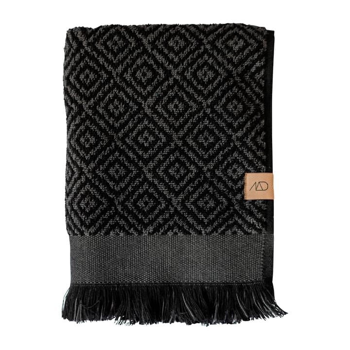 Morocco タオル 70x135 cm - Black-grey - Mette Ditmer | メッテ ディトマー