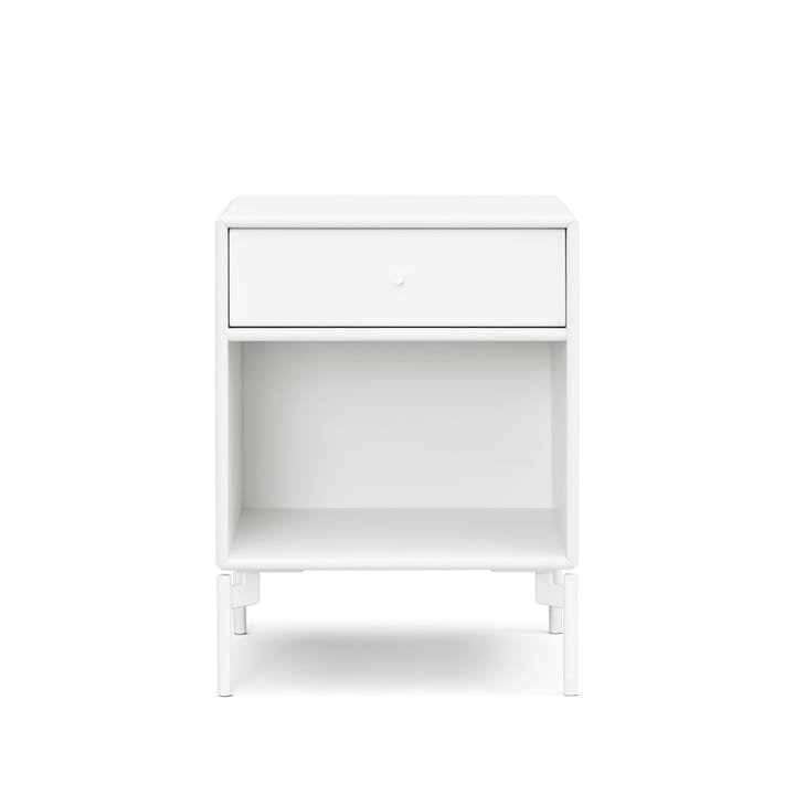 Dream ベッドサイドテーブル - New white 101 drawer - snow legs - Montana