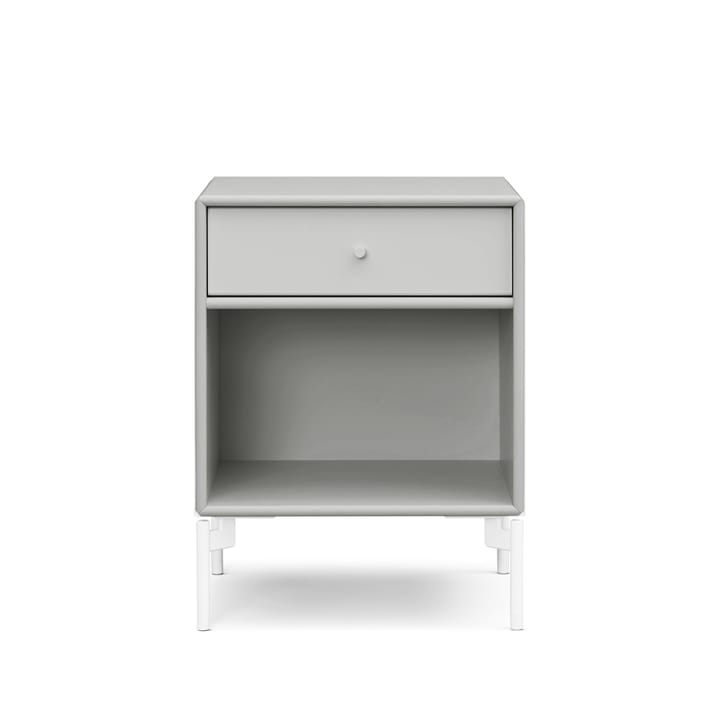 Dream ベッドサイドテーブル - Nordic 09 with drawer, white legs - Montana