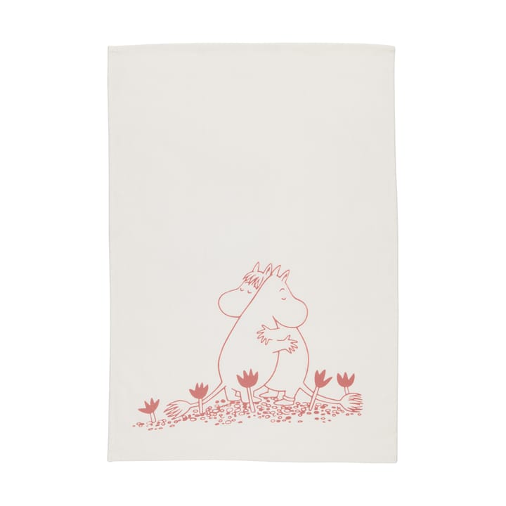 ムーミン キッチンタオル 50x70 cm - Love white - Moomin Arabia | ムーミン アラビア