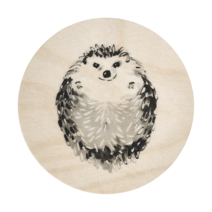 Teemu Järvi x Muurla ガラスコースター Ø10 cm - Hedgehog - Muurla | ムールラ