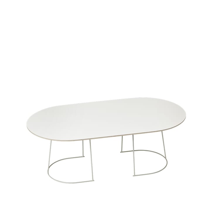 Airy コーヒーテーブル oval - Off-white, nanolaminate, large - Muuto | ムート