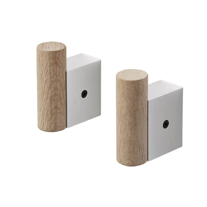 Attach フック 2個セット - Oak-aluminum - Muuto | ムート