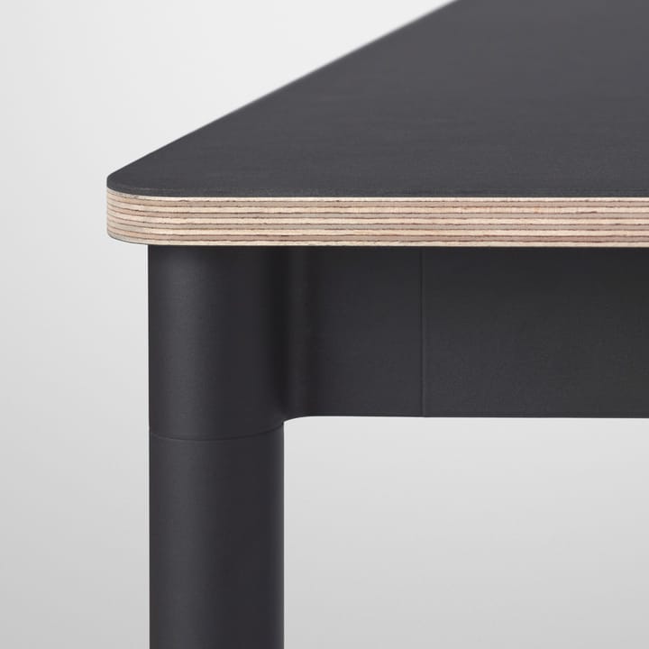 Base ダイングテーブル, Black. plywood edge. 140x80cm Muuto | ムート