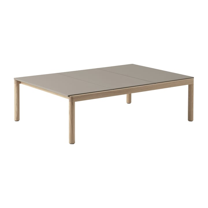 Couple 3 Plain コーヒーテーブル 120x84x35 cm - Taupe-oak - Muuto | ムート