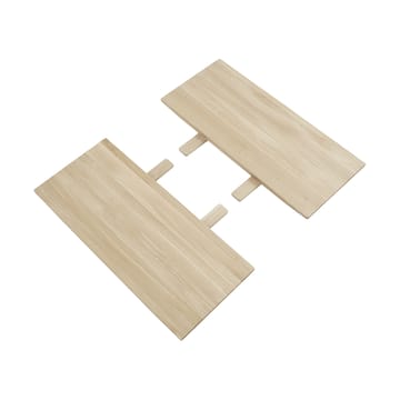 Earnest Extendable インサート extension set of 2 - Oiled oak - Muuto | ムート