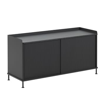 Enfold サイドボード low 125x45x63 cm - Black-Black - Muuto | ムート