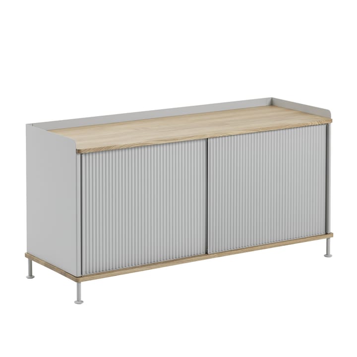 Enfold サイドボード low 125x45x63 cm, Oak-Grey Muuto | ムート