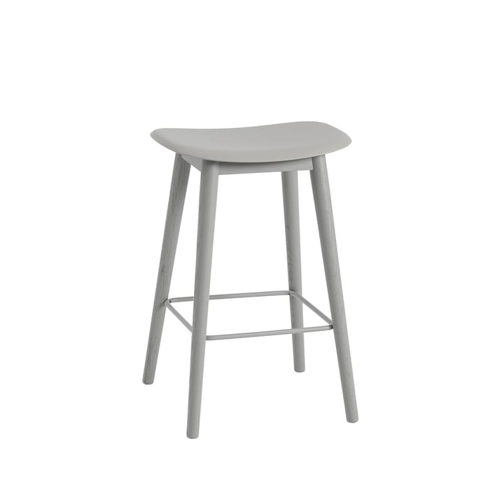 Fiber カウンタースツール 65 cm - Grey, grey legs - Muuto | ムート