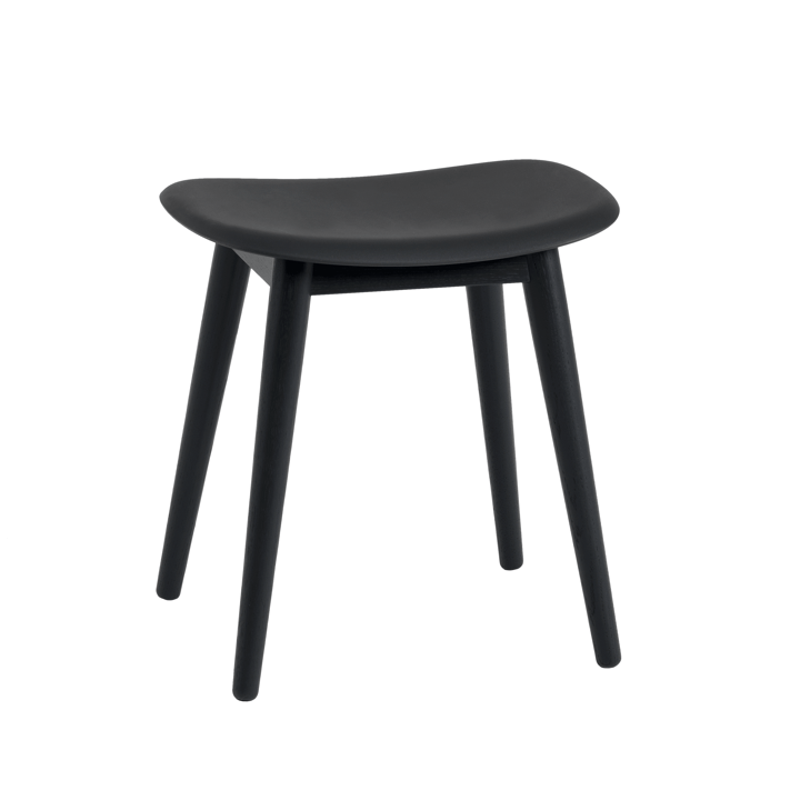 Fiber スツール - Black, wooden legs - Muuto | ムート