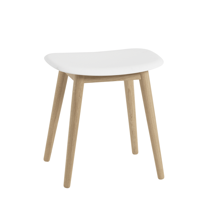 Fiber スツール - Natural white, oak legs - Muuto | ムート