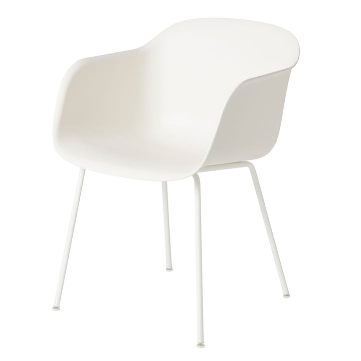 Fiber チェア アームレスト付き - Natural white (plastic) - Muuto | ムート