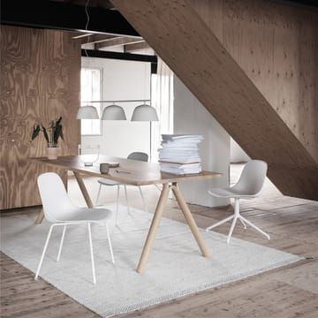 Fiber サイドチェア - Natural white - white (plastic) - Muuto | ムート