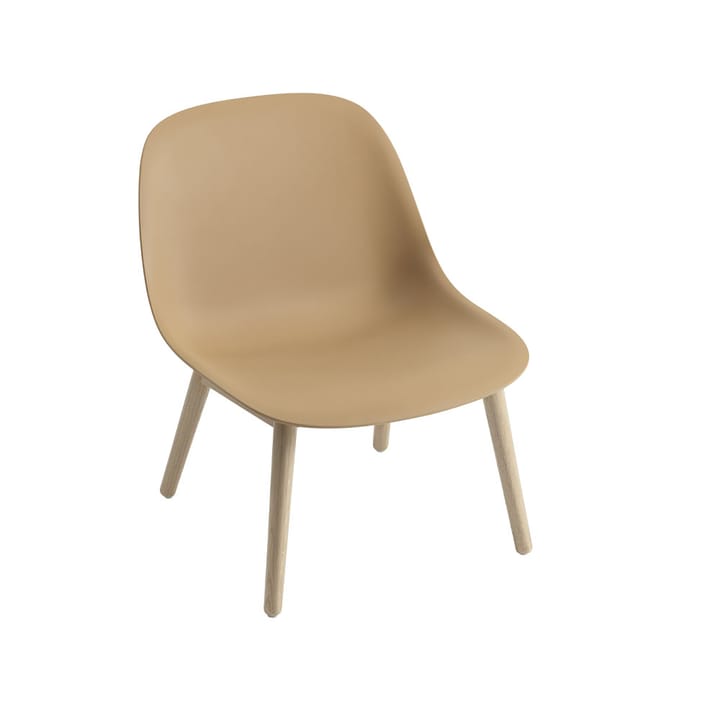 Fiber ラウンジチェア ウッドベース - Ochre, oak legs - Muuto | ムート