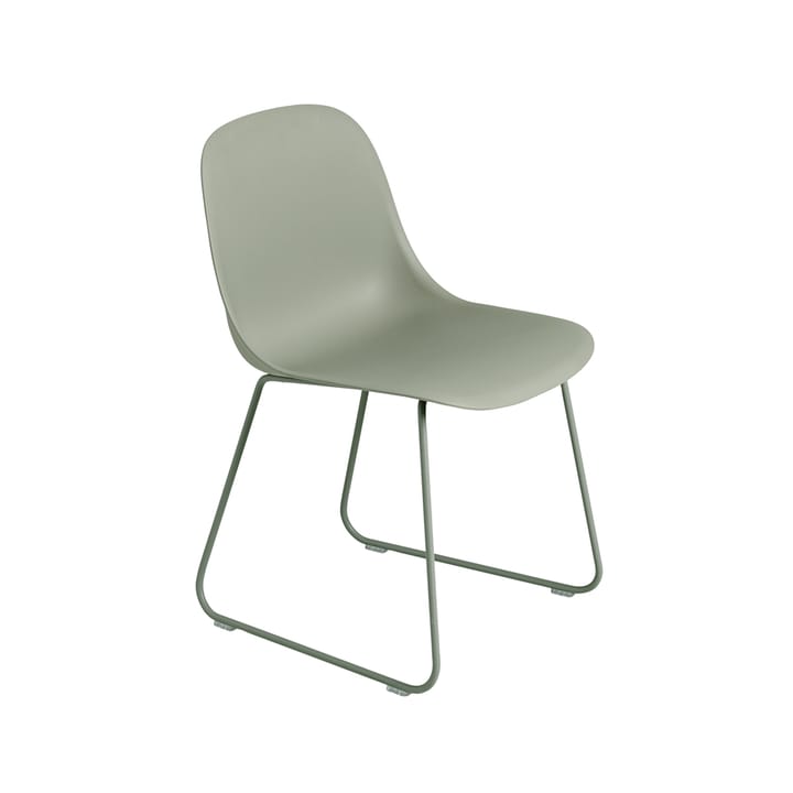 Fiber チェア steel スレッドベース プラスチック seat - Dusty green-green - Muuto | ムート