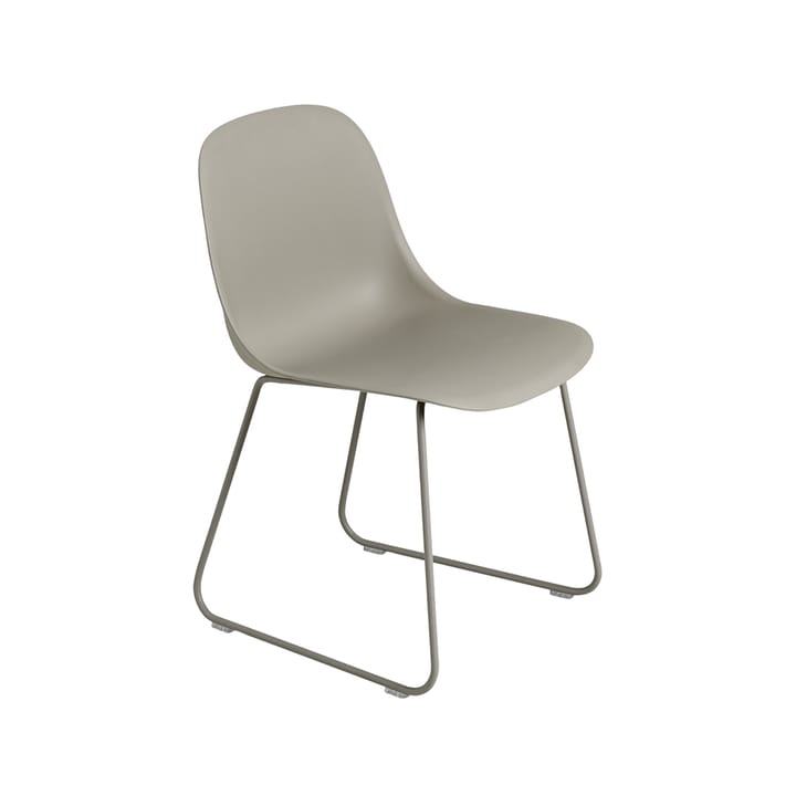 Fiber チェア steel スレッドベース プラスチック seat - Grey-grey - Muuto | ムート