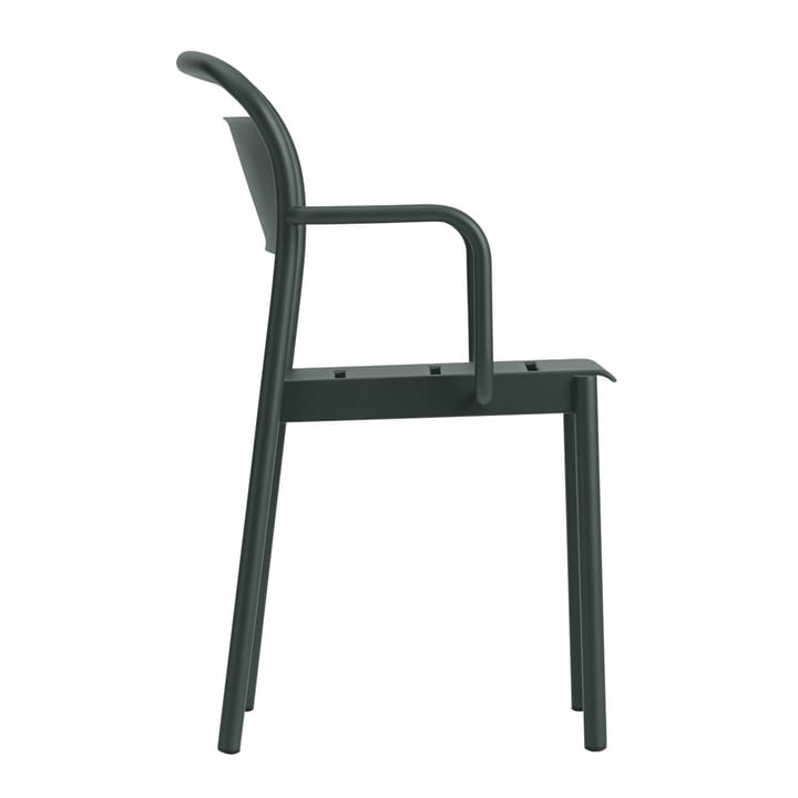 Linear steel アームチェア, Dark green Muuto | ムート