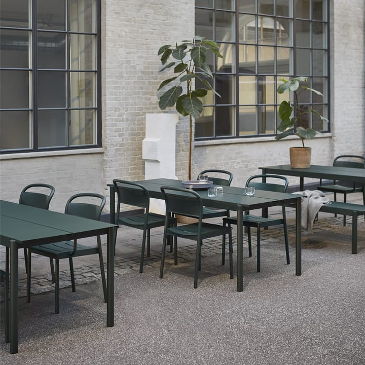 Linear steel アームチェア, Dark green Muuto | ムート