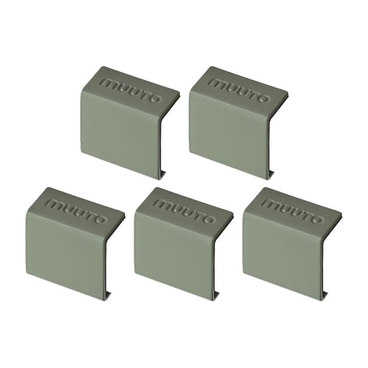 Mini stacked 2.0 clips, 5 pack - green - Muuto | ムート