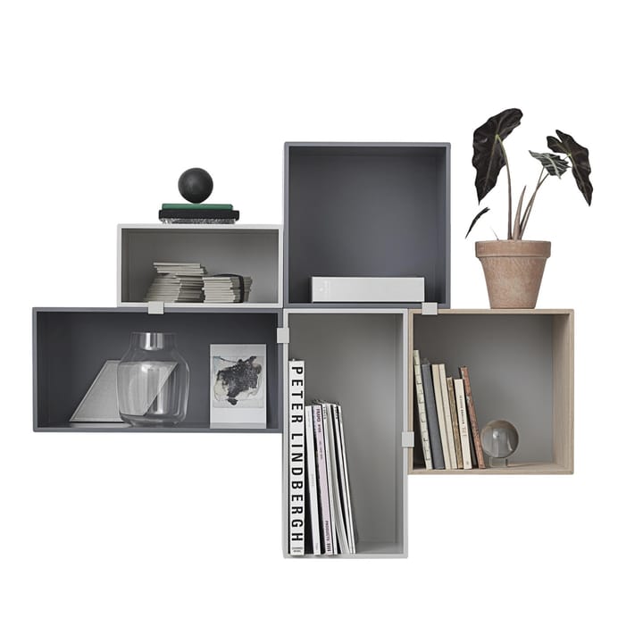 Mini stacked 2.0 収納 system 収納棚 small, light grey Muuto | ムート