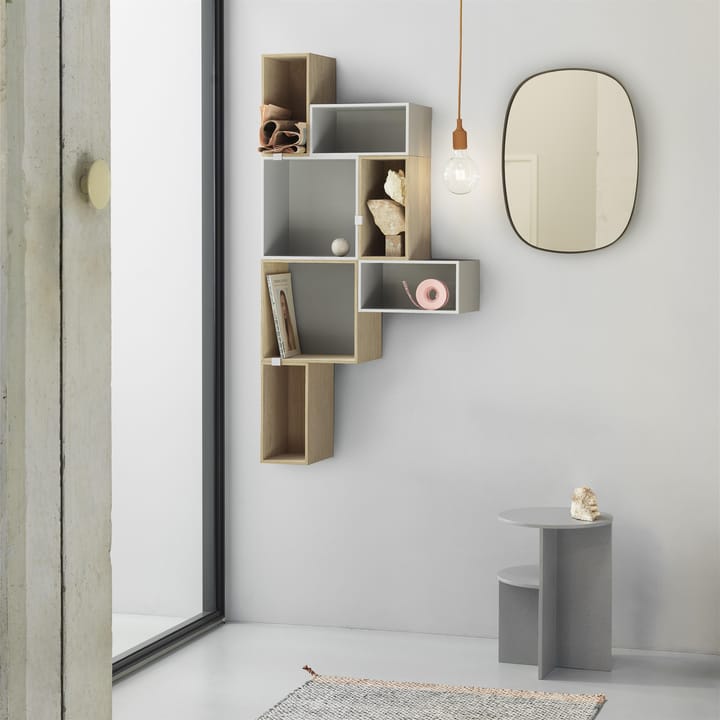 Mini stacked 2.0 収納 system 収納棚 small, oak Muuto | ムート