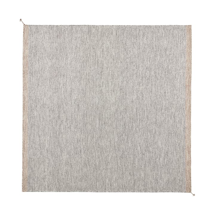 Ply wool rug 240x240 cm - Black-white - Muuto | ムート