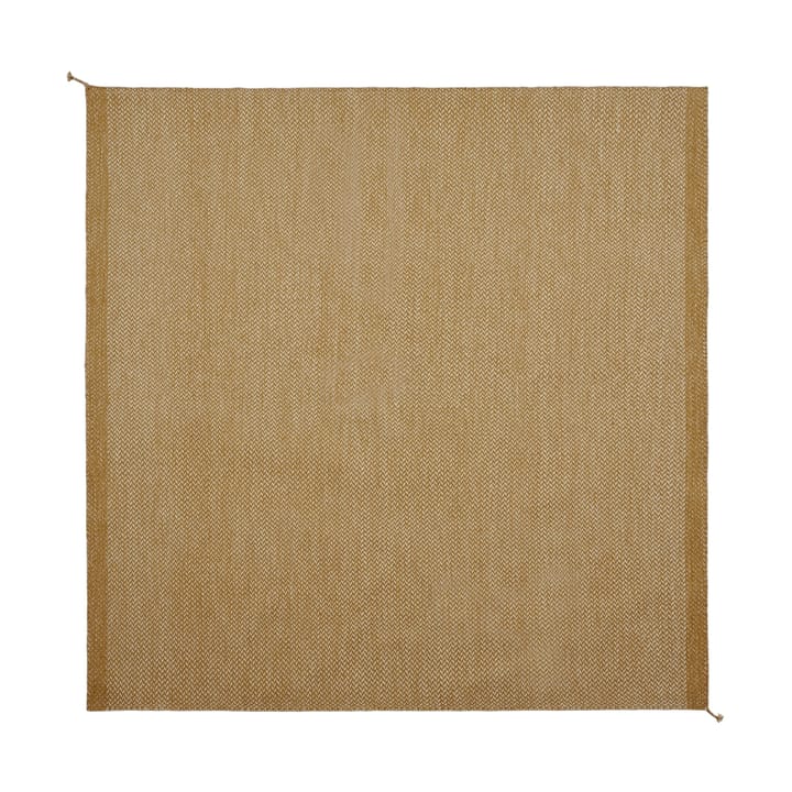 Ply wool rug 240x240 cm - Burnt orange - Muuto | ムート