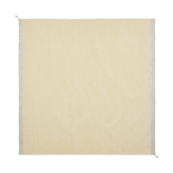 Ply wool rug 240x240 cm - Yellow - Muuto | ムート