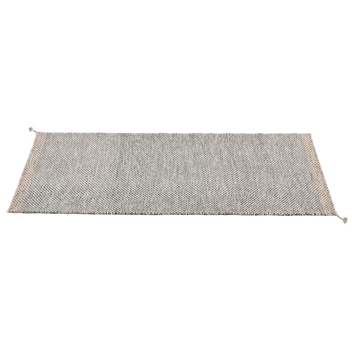 Ply wool rug 80x200 cm - Black-white - Muuto | ムート