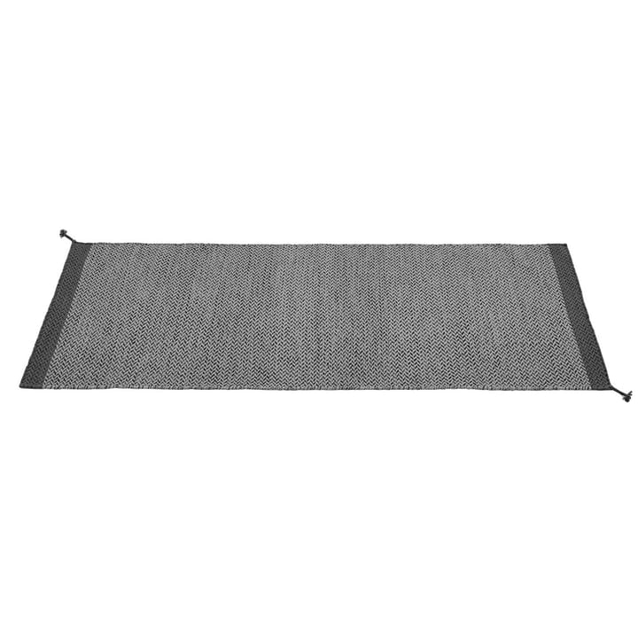 Ply wool rug 80x200 cm - Dark grey - Muuto | ムート