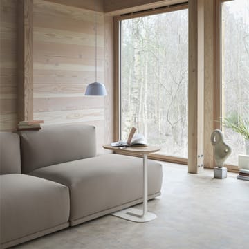 Relate サイドテーブル H: 73.5 cm - Oak veneer-off white - Muuto | ムート