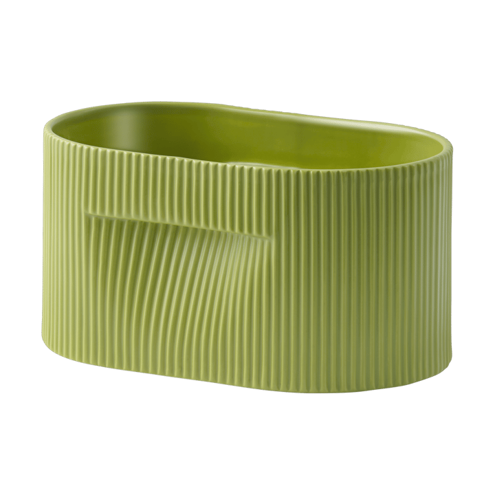 Ridge 鉢 13 cm - Moss green - Muuto | ムート