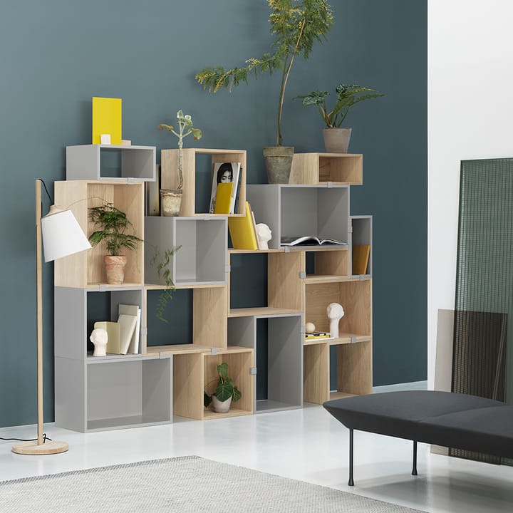 Stacked 2.0 シェルフ オープン, medium, light grey Muuto | ムート