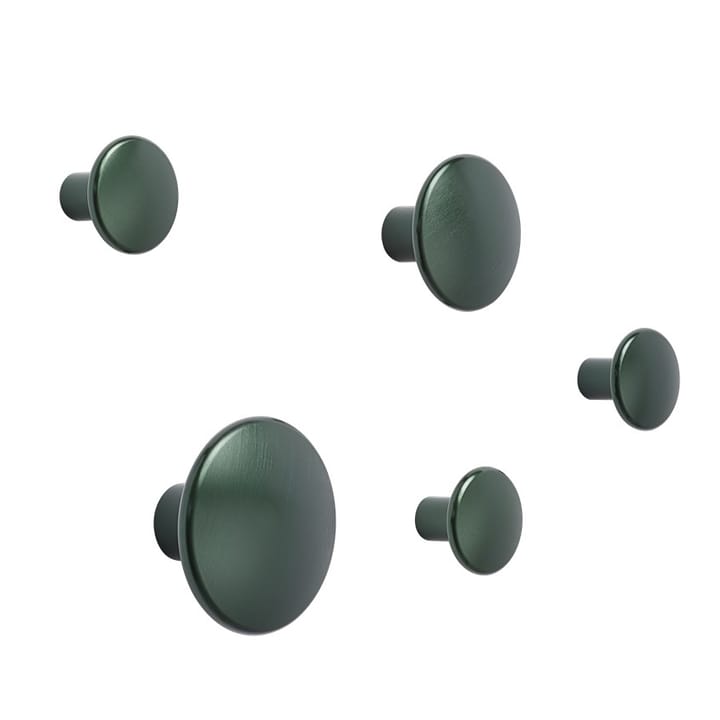 The Dots 衣類用フック metal 2.7 cm, dark green Muuto | ムート