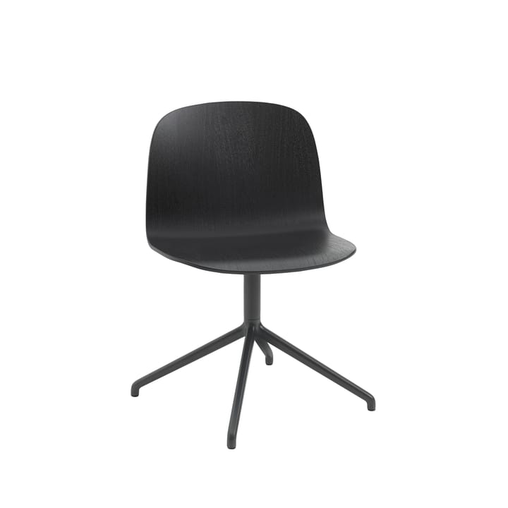 Visu Wide チェア - Black-swivel base - Muuto | ムート