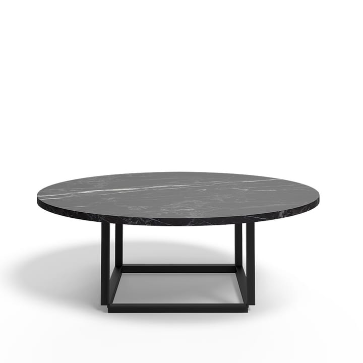 Florence コーヒーテーブル - Black marquina marble. ø90 cm. black stand - New Works | ニューワークス