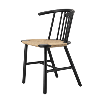 VIOR ダイニングチェア wicker seat - Black lacquered oak-nature - NJRD | 二オール