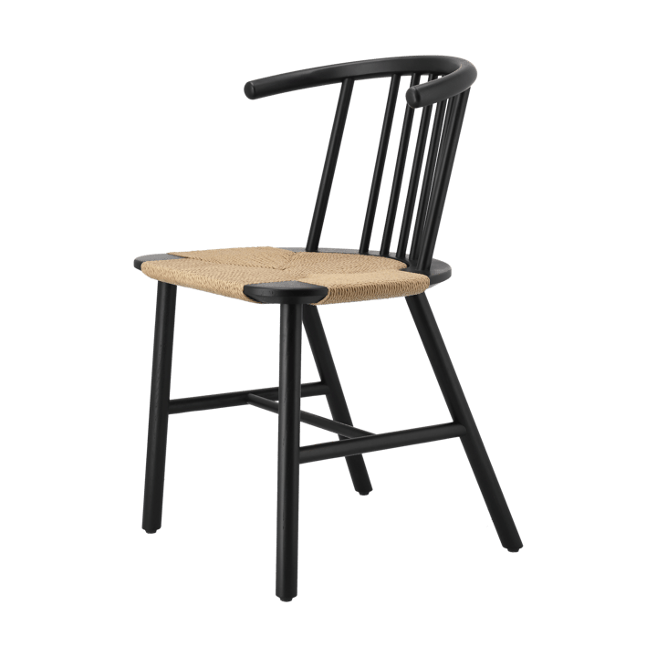 VIOR ダイニングチェア wicker seat, Black lacquered oak-nature NJRD | 二オール